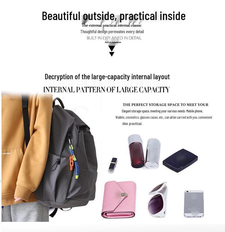 Waterproof Large-Capacity Trendy Backpack for Women