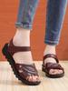 Women's 2026 Summer Non-slip Comfortable Flat Sandals for Middle-aged & Elderly - Outdoor Mom & Grandma Casual Soft Sole Shoes