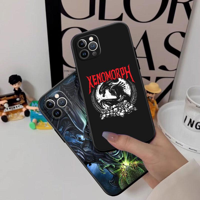 Aliens vs Predator Xenomorph Shell Phone Case for Samsung Galaxy Note 10 20 S23 S24 S25 Ultra FE Plus Edge Lite A02S A35 A07 A17