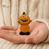 Eco-friendly Halloween Decor Pumpkin Figure Ornaments, Hand-Painted Resin Decorations with Unique Creative Display Expressions, Figurine for