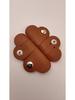 Leather Heart-shaped Cable and Earphone Organizer