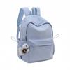 Schoolbag1011 New Simple Embroidered Backpack Girls Large Capacity Bag Light Commuter Backpack Junior High School Student School Bag