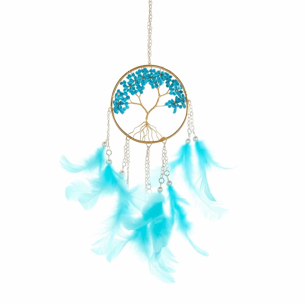 

Colorful Sun Catcher Handmade Hanging Dream Catchers Window Ornament Dream Catcher Pendant Window синий
