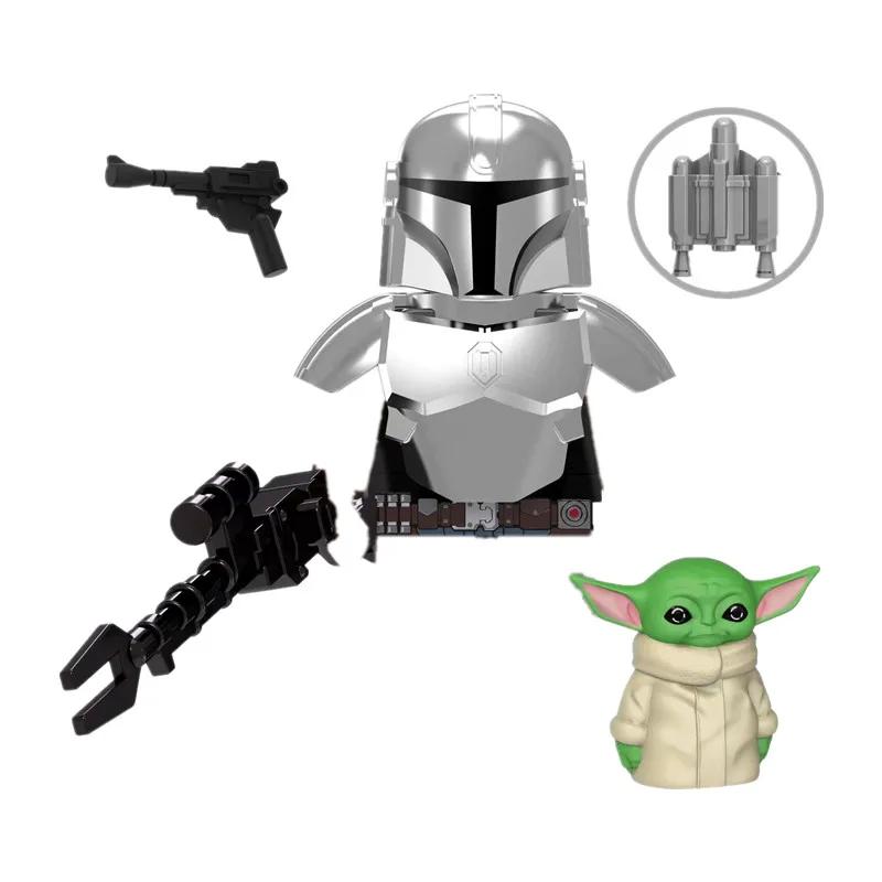 MOC Militärsoldaten Mini Anime Action-Figuren Waffen Roboter Mecha Bausteine Ziegel DIY Spielzeug für Kinder Geschenk