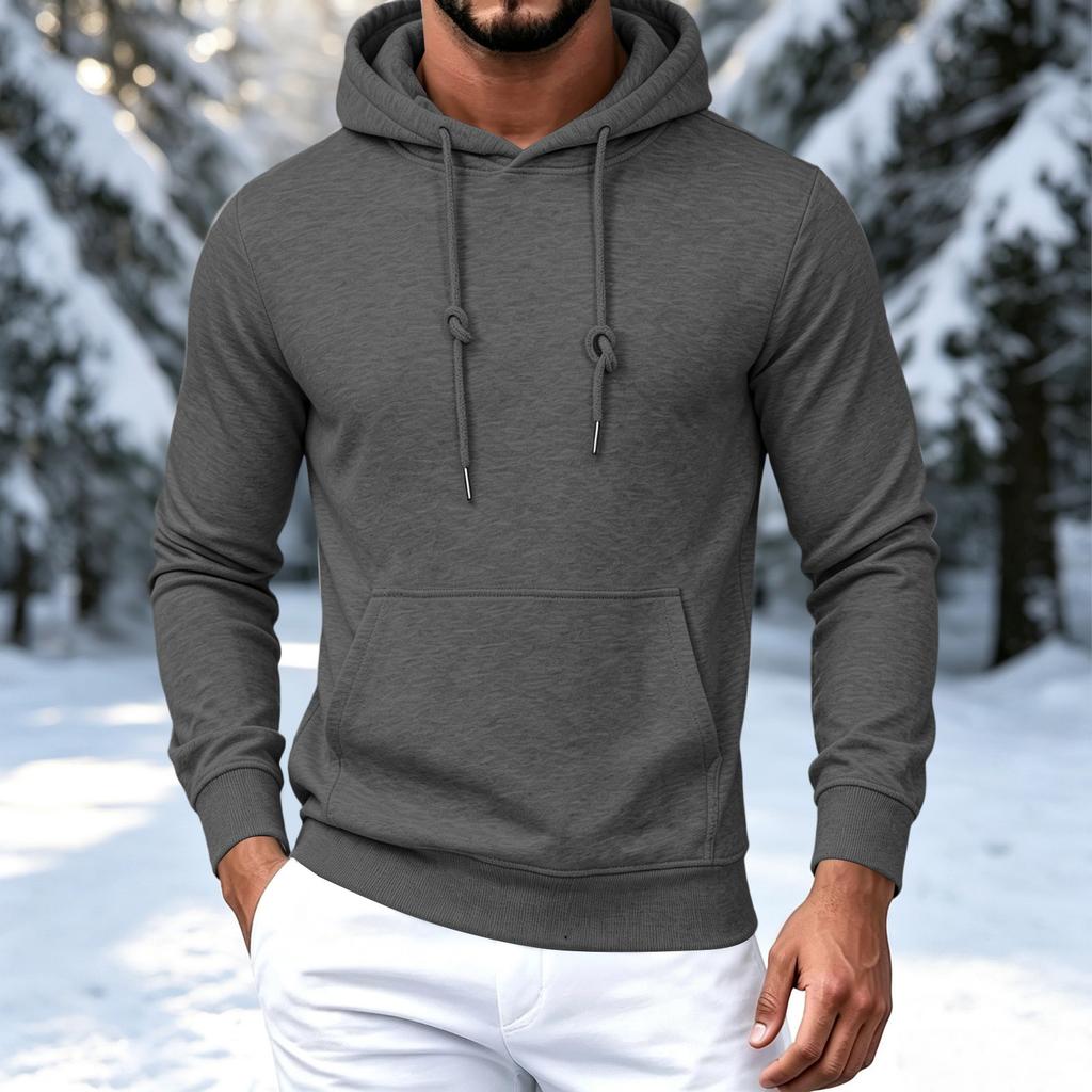 Men's Color Lined Hoodie for Casual Everyday Wear