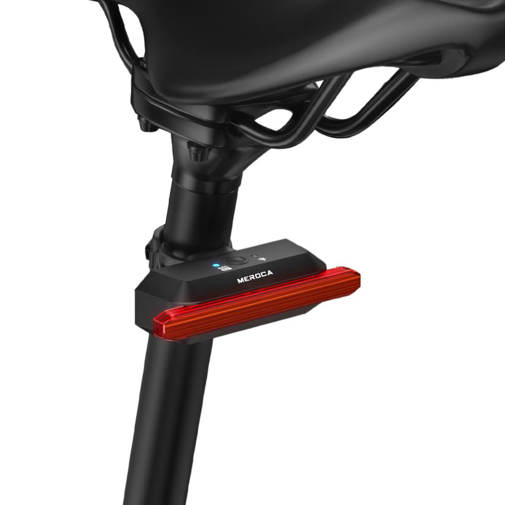 Bike Tail Light Rechargeable Intelligent LED Light for Night Riding with 6 Modes and IPX5