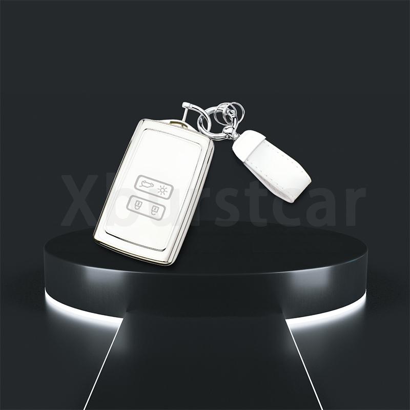 Tpu Car Key Cover Shell For Renault Captur Koleos Kadjar Zoe Arkana Espace Clio Megane Grand Scenic Sandero Dacia Duster Card