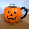 Cute Pumpkin Cup Ins Ghost Festival Zombie Cup Orange Mug Coffee Cup Personalized Ceramic Set