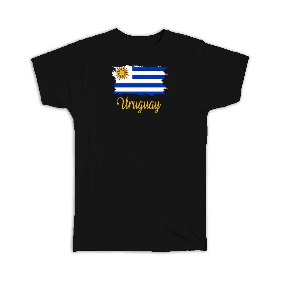 Gift T-Shirt : Uruguay Flag Uruguayan Country Expat S