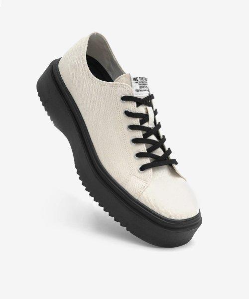 [WETHEROAD] Liquid Square Toe Sneakers Ivory WTRD3600
