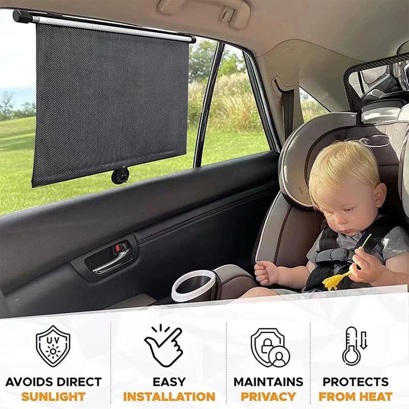 Car Window Shades Window Shade for Baby in Cars,Retractable Car Window Shade for Baby,Side Window Sun Shade Effectively Block UV