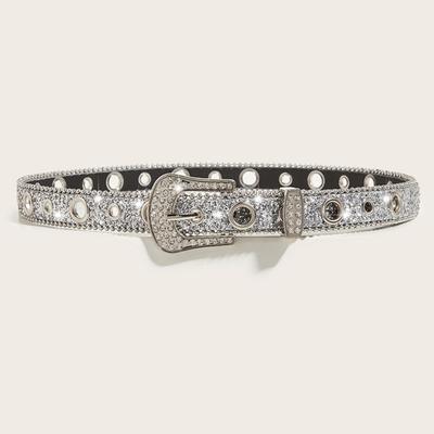 Strass Taillengürtel Jeansgürtel Kristallgürtel Bling Strassgürtel Damenmode Cowgirl Western Strass Taillenband