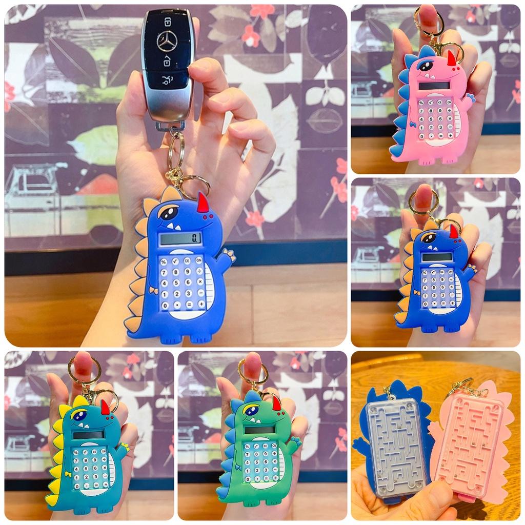 Lovely Resin Dinosaur Maze Keychain Creative Kids Toy Decoration