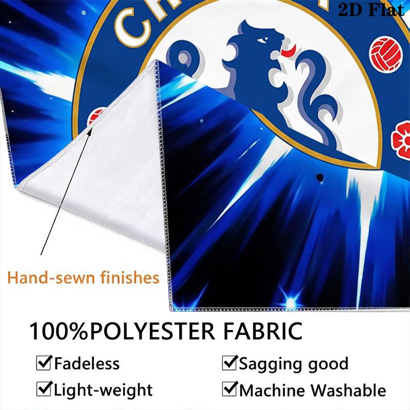 Custom Chelsea F.C Wall Hanging Printed Fabric Blanket Decorative Tapestries for Bedroom Living Room Home Decor