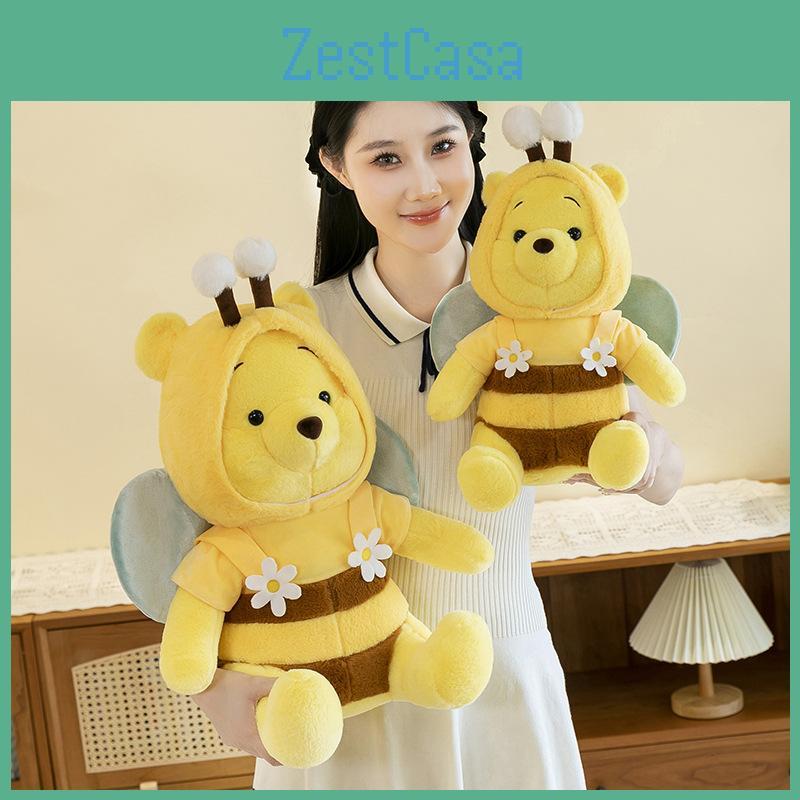 Bee Pooh Bear Plush Toy Cartoon Stuffed Animal Doll Room Decoration Gift Kids