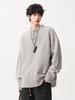 Men's Trendy Solid Color Henley Neck Sweater Jacket - Autumn Winter Loose Casual Knitwear
