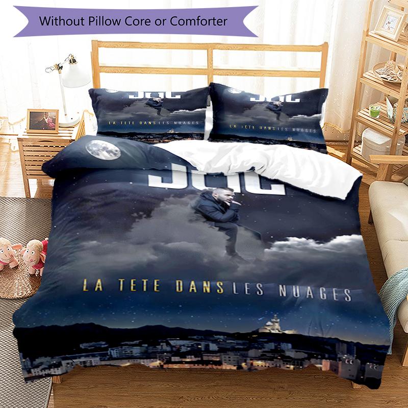 3pcs Jul Fait d'or pattern bedding set duvet cover set includes duvet cover &pillowcases, perfect all season bedroom decoration & gift