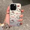 KT cat iPhone16Pro phone case 15/14/13 laser 12 Apple 11XsMax/plus