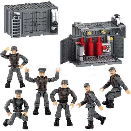 2022 New Anti-Tank Gun, Military Brick Sets, Army Series Building Block with 2 Soldiers Figures (258 Pieces)