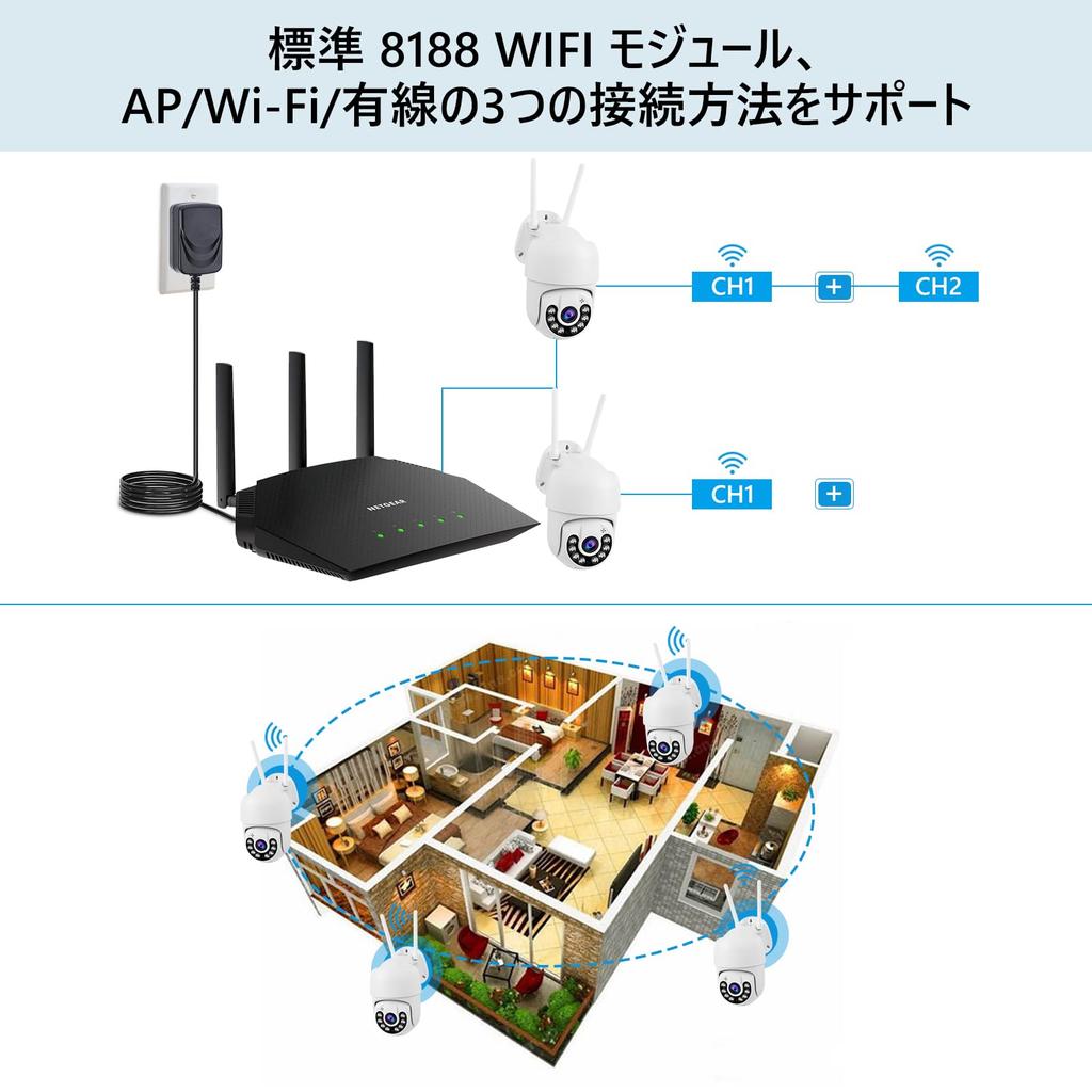 2026 Security Wireless Outdoor Surveillance Camera with WiFi Full HD Smartphone Color Night Continuous IP66 Waterproof and Remote AI Human and PTZ