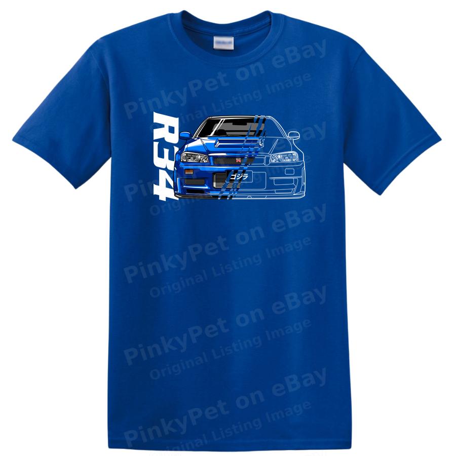 Blue Sports Car Graphic T Shirt Cool Automotive Art Tee for Car Enthusiasts