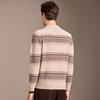 Fel Island Jacquard 100% Sheepskin Thick Warm Wool Sweater for Men's Fashion Base Sweater in Autumn and Winter