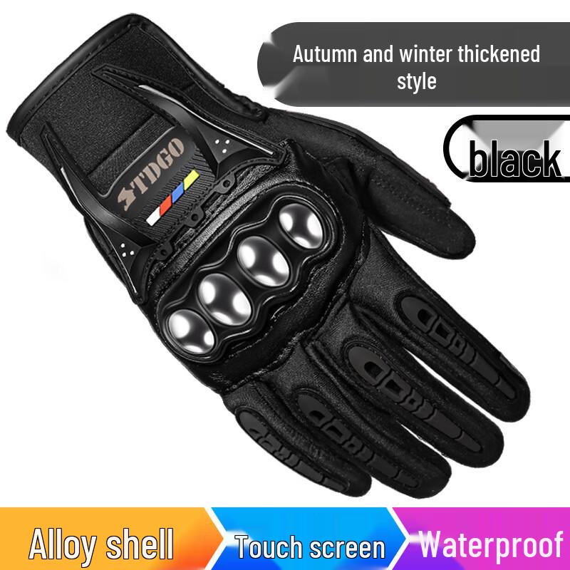 Longchan Men s Winter Motorcycle Riding Gloves
