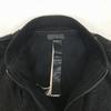 Japan Lamb Leather Wool Full Zip Blouson Outer L Black Ribbed Cuffs Partial Side Pockets(USED)