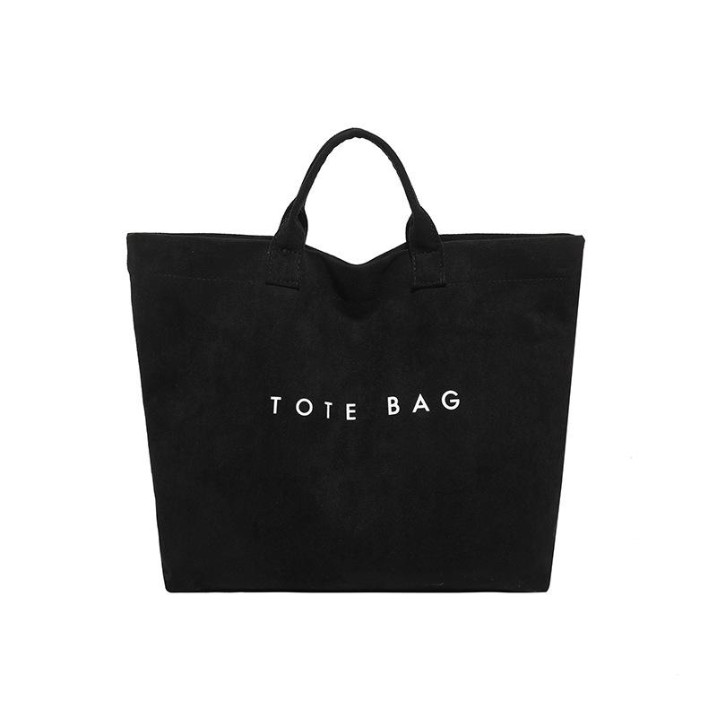 Large Capacity Bag Women's New Casual Simple Portable Tote Bag Going Out To Class Bag