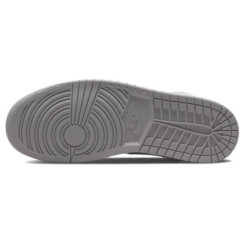 Air Jordan 1 Mid SE Elephant Toe Men Sneakers Grey Black White DM1200-016