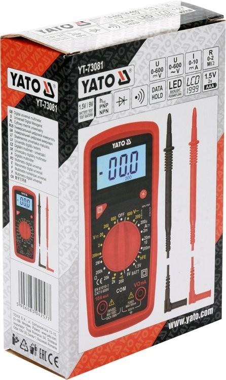 Multifunctional Digital Meter Yt-73081 Yato