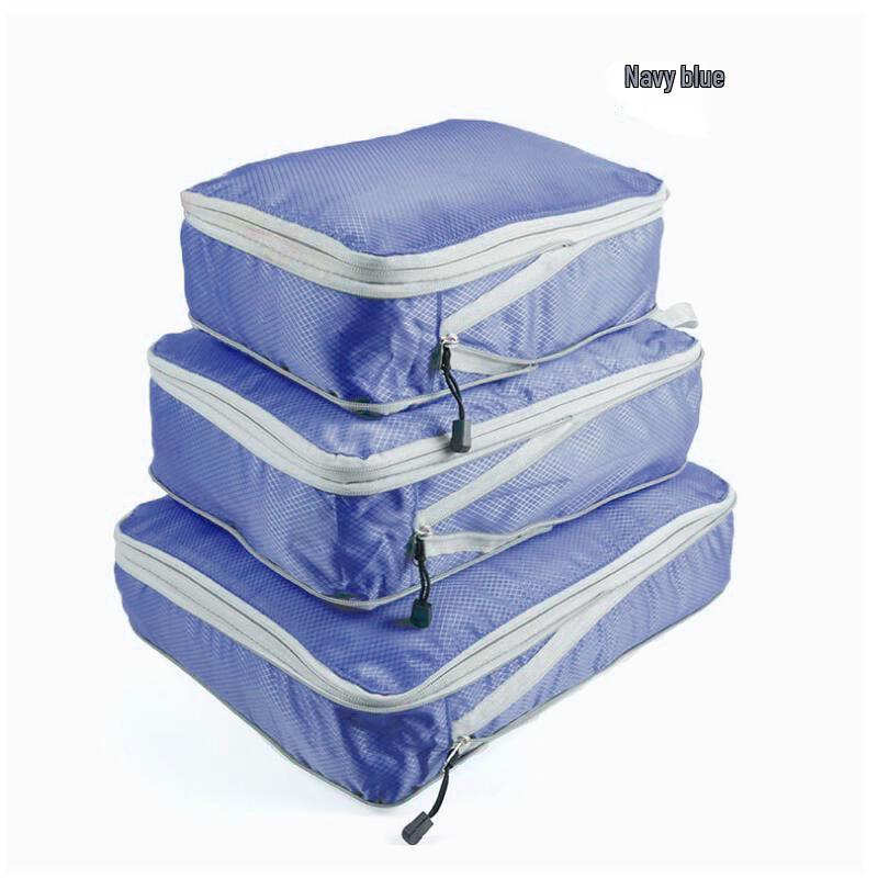 Popular Travel Storage Bag Set: 3-Piece Waterproof, Compressible Clothes Organizers