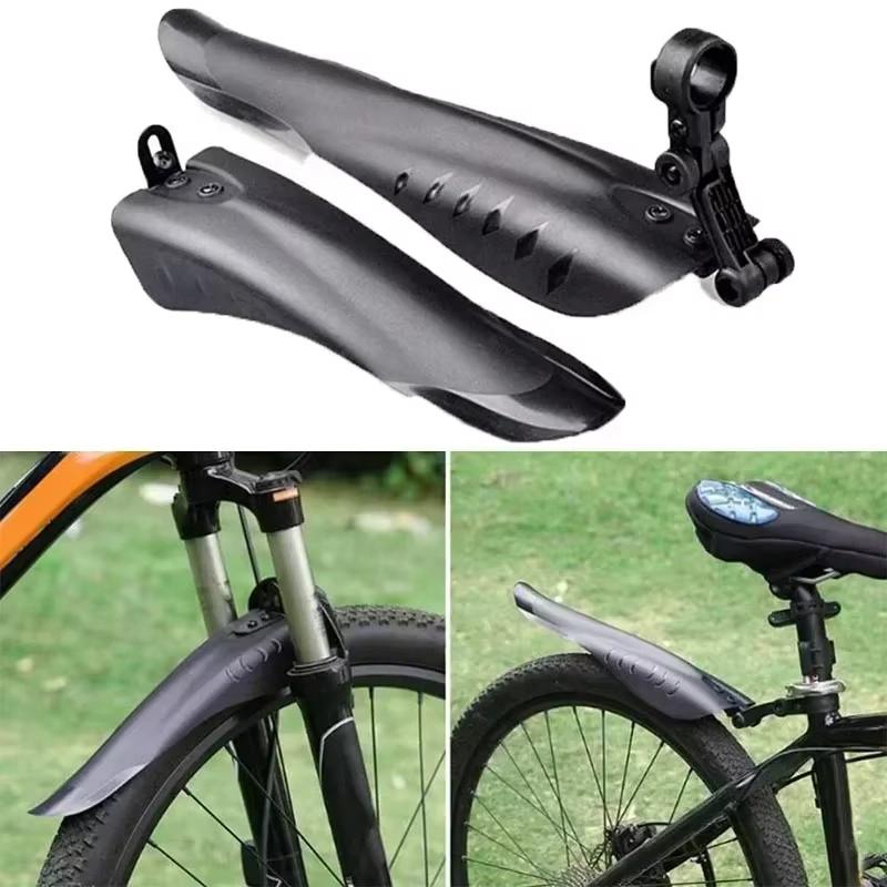 2PCS Mountain Bicycle Road Bike Fender Front Rear Mudguard Quick Release Road Cycling Mountain MTB Fender For  Bike