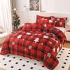 Christmas Decoration Bedding Set Soft Comfortable Breathable Duvet Cover Perfect For Bedroom And Guest Room Decor 2/3Pcs/Set