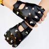 Men's Gloves Rivet Non-mainstream Half Finger Gloves