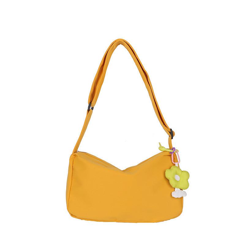 Chic Korean Nylon Crossbody Bag Stylish Small Shoulder Bag For Girls Trendy Design
