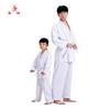 Comfortable Breathable White Karate Gi Uniform Adults Kids Training Cotton Blend