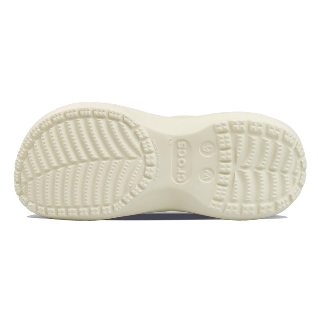 Crocs Classic Platform Clog BNK Little Friend EVA Sweet Mood Simple Fashion Versatile Casual Hole Shoes Women's Bone White