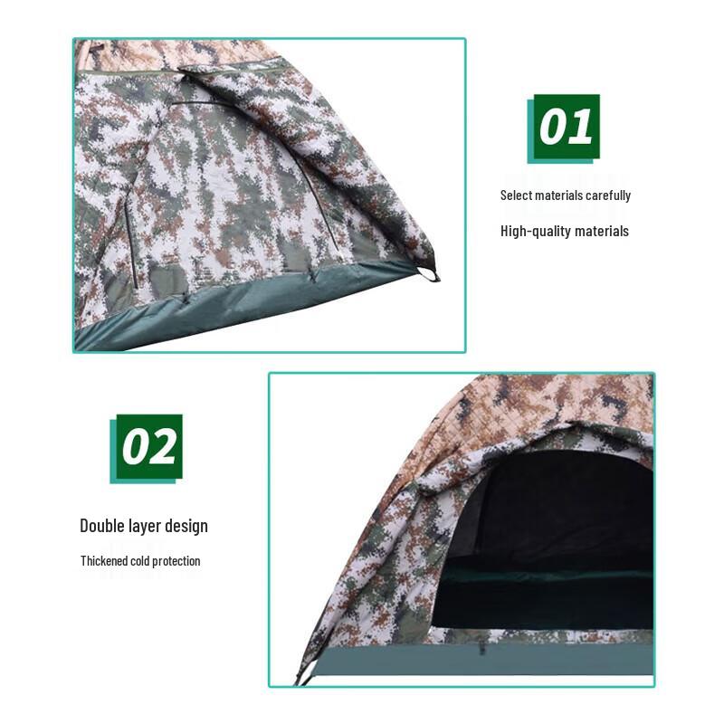 Outdoor Camouflage Camping Cotton Tent