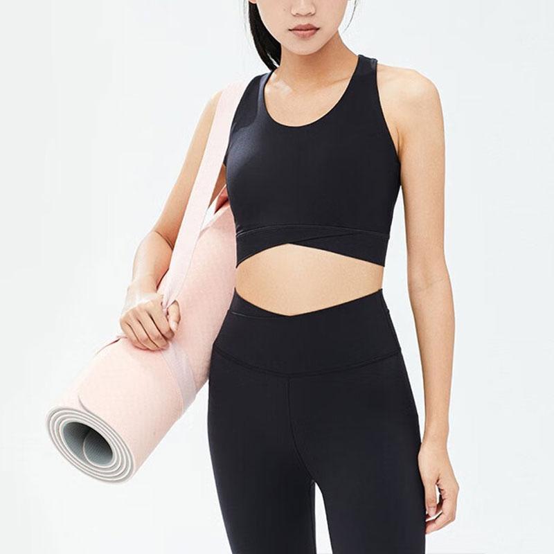 Anta Training Series Solid Color Yoga Fitness Sports Underwear Women Underwear Black 962337104-4