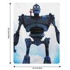 Big Robot Metal Throw Blanket Fuzzy Plush Throw Blanket For Sofa Chair