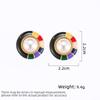 Women's Light Luxury Design Elegant Enamel Imitation Pearl Earrings Fashionable And Versatile Niche Design Earrings