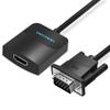 Weixun VGA To HDMI Converter with Audio - HD Adapter Cable for Computer, TV, Projector