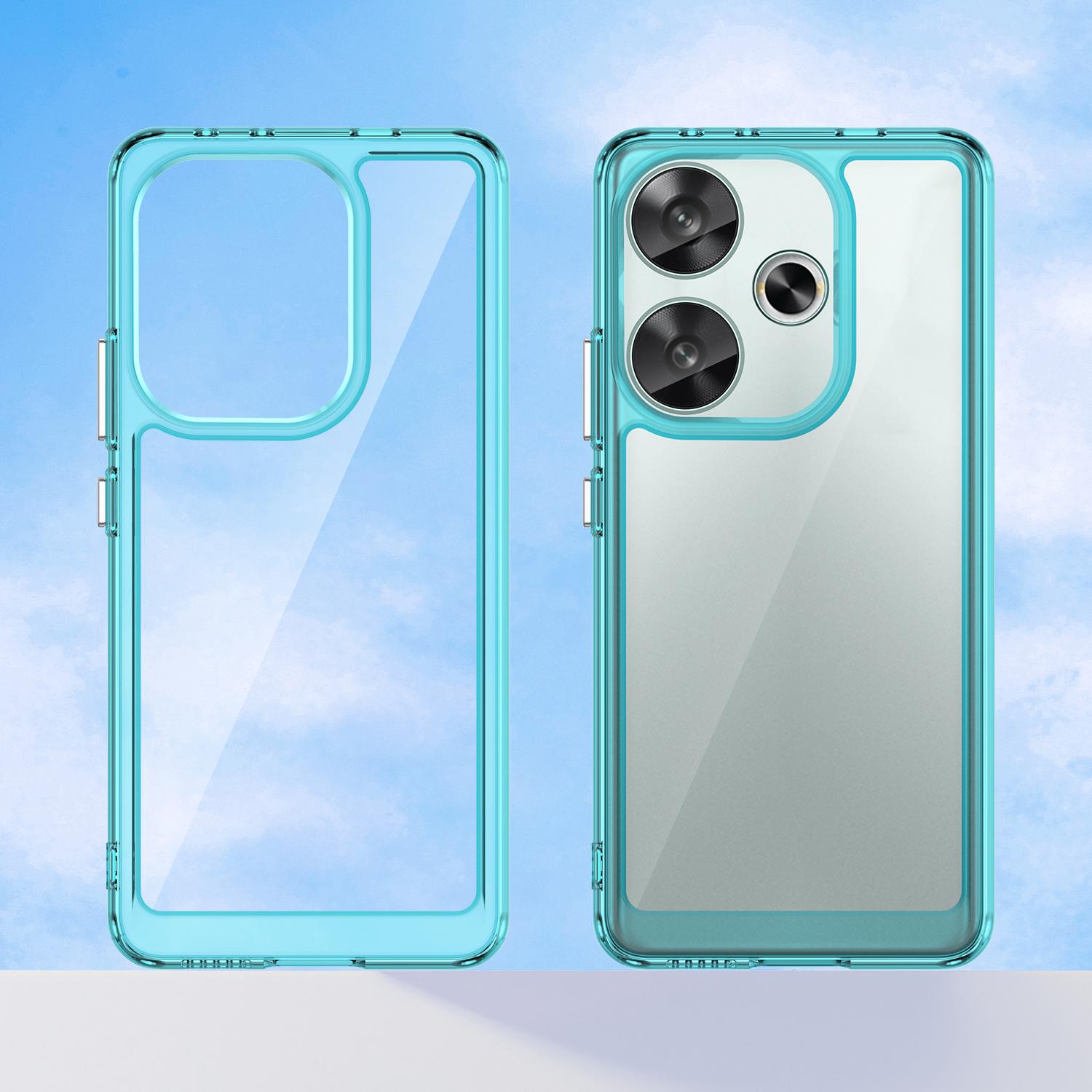 

For Xiaomi Redmi Turbo 3 5G/Poco F6 5G Case TPU+Acrylic Phone Shell Mobile Accessories Wholesale Transparent