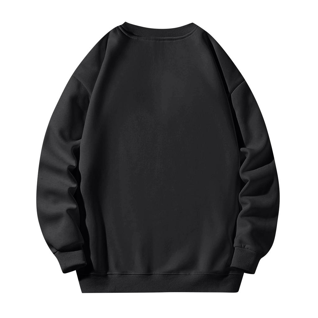 Dziecięca Moda Jednolity Kolor Długi Rękaw Okrągły Dekolt Bluza Z Kieszeniami Casualowa Bluza Top Dla Dorosłych