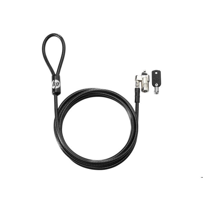 Câble De Verrouillage - HP - 1,83 M - Vinyle - Acier Galvanisé - Sécurité Ordinateur