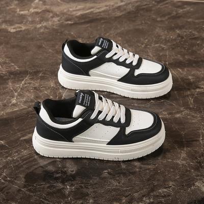 2025 lente kleine witte schoenen nieuwe Koreaanse versie ins vrouwelijke studenten hoogteverhogend platform sport board schoenen casual schoenen vrouwelijk G7610