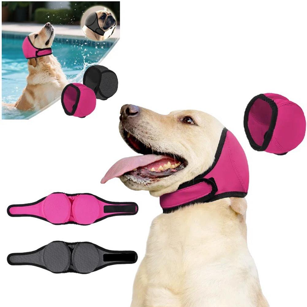 Anxiety Relief Dog Ear Protection Waterproof Muffs Reducing Scare Calming Head Summer Hood Safety Swimming Anxious Anti Noi A0I9