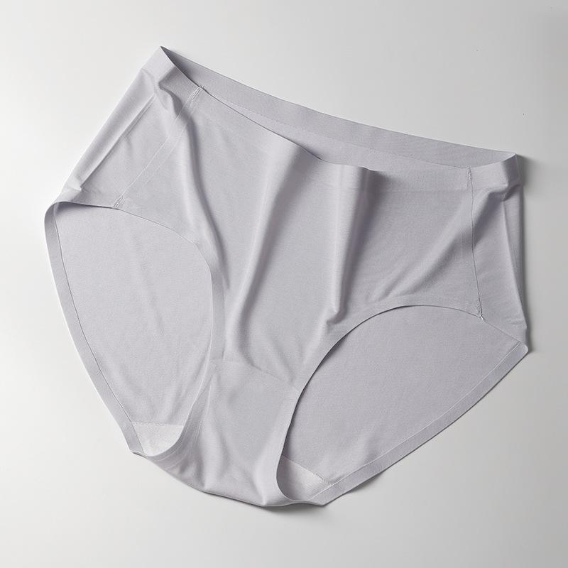 Women's Spring and Summer Cotton Anti Bacterial Extended High Waist Free Briefs