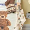 Flower Flower Middle Tube Socks Thickened Knitted Mid-tube Socks Floral Print Socks  Winter